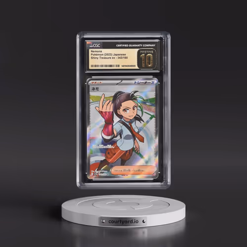 2023 Pokémon Sv4a-Shiny Treasure EX #343 Nemona - Super Rare (CGC 10 PRISTINE)