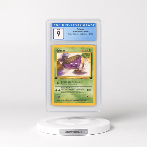 2000 Team Rocket #57/82 Grimer - 1st Edition 1st Edition (CGC 9 MINT)