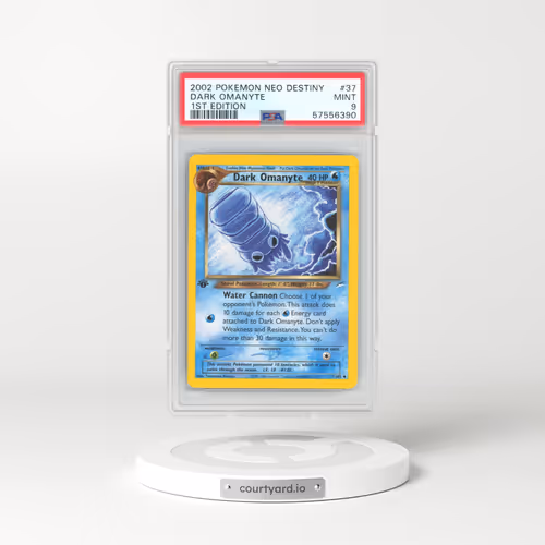 2002 Neo Destiny #37 Dark Omanyte - 1st Edition (PSA 9 MINT)