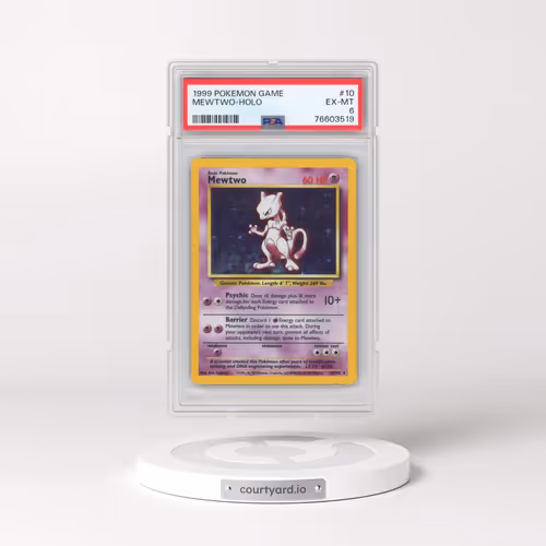 1999 Pokémon Game #10 Mewtwo - Holo (PSA 6 EX-MT)