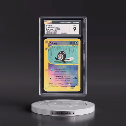 2003 Skyridge #87/144 Poliwag - Reverse Holo (CGC 9 MINT)