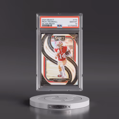 2024 Panini Select #173 Ricky Pearsall - Silver Prizm (PSA 10 GEM MINT)