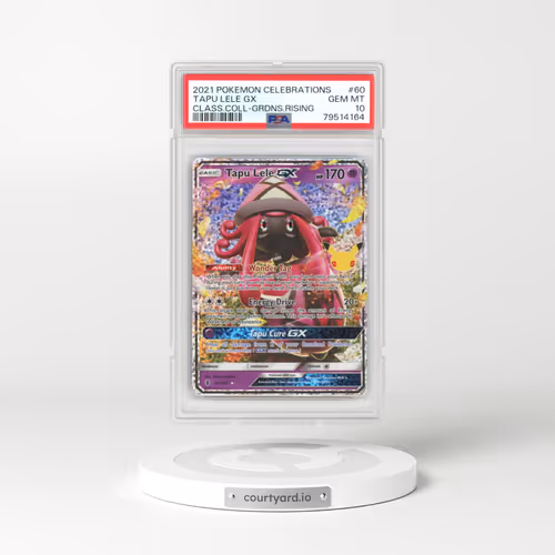 2021 Celebrations - Classic Collection #60 Tapu Lele GX - Holo Guardians Rising (PSA 10 GEM MINT)