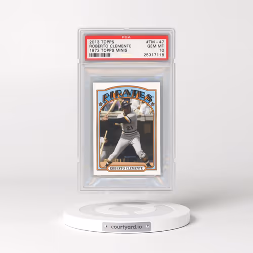 2013 Topps 1972 Topps Minis #TM-47 Roberto Clemente (PSA 10 GEM MINT)