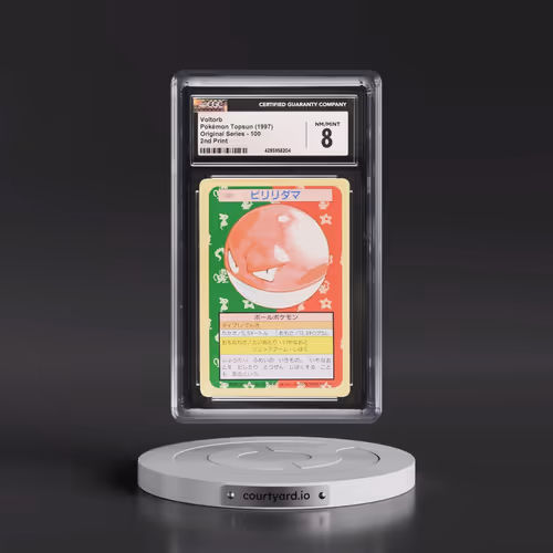 1997 (Only One Pokémon) Original Series #100 Voltorb - (Green Back) 2nd Print (CGC 8 NM-MT)
