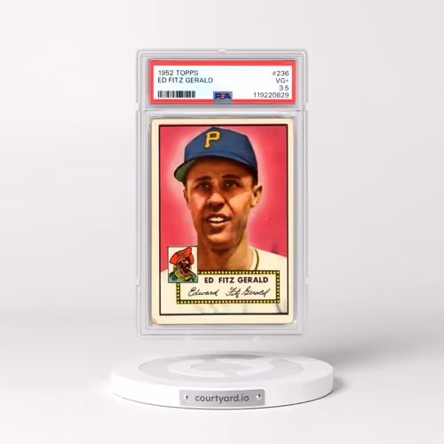 1952 Topps #236 Ed Fitz Gerald (PSA 3.5 VG+)