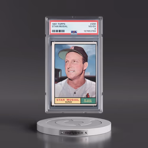 1961 Topps #290 Stan Musial (PSA 4 VG-EX)