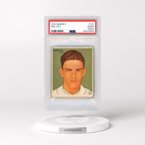 1933 Goudey #127 Mel Ott (PSA 2 GOOD)