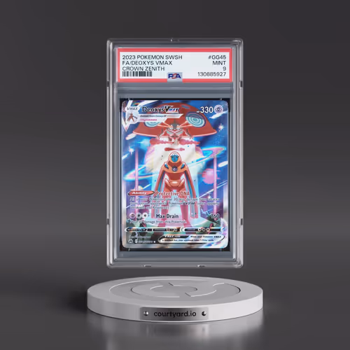 2023 Pokémon Sword and Shield Crown Zenith #GG45 Deoxys Vmax - Full Art (PSA 9 MINT)