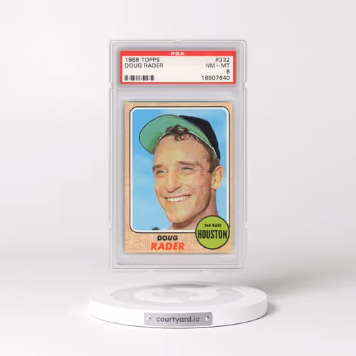 1968 Topps #332 Doug Rader (PSA 8 NM-MT)
