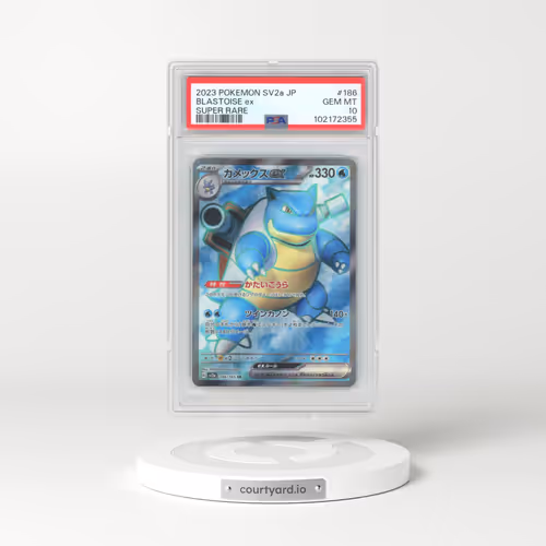2023 Pokémon Sv2a-Pokemon 151 #186 Blastoise EX - Holo Super Rare (PSA 10 GEM MINT)