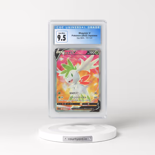 2022 Star Birth #101/100 Shaymin V - Super Rare Holo (CGC 10 GEM MINT)