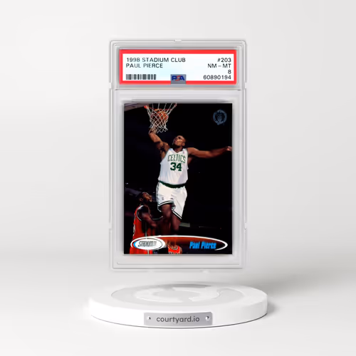 1998 Stadium Club #203 Paul Pierce (PSA 8 NM-MT)