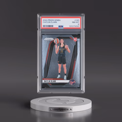 2024 Panini Prizm WNBA #145 Caitlin Clark (PSA 8 NM-MT)