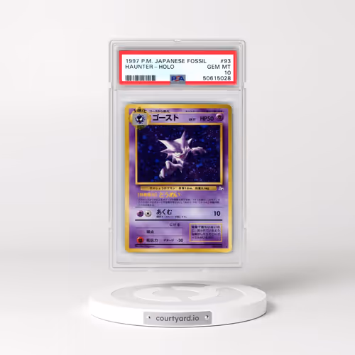 1997 Pokémon Fossil #93 Haunter - Holo (PSA 10 GEM MINT)