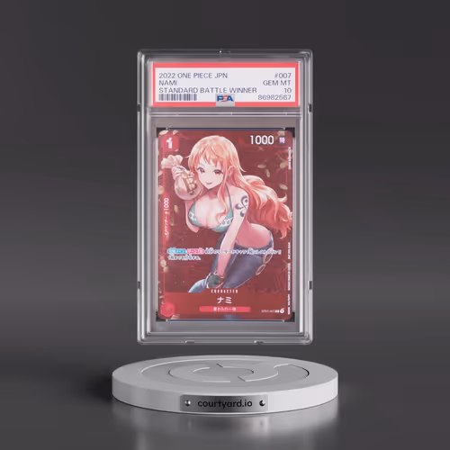 2022 One Piece Japanese Starter Deck ST01-Straw Hat Crew #007 Nami - Standard Battle Winner (PSA 10