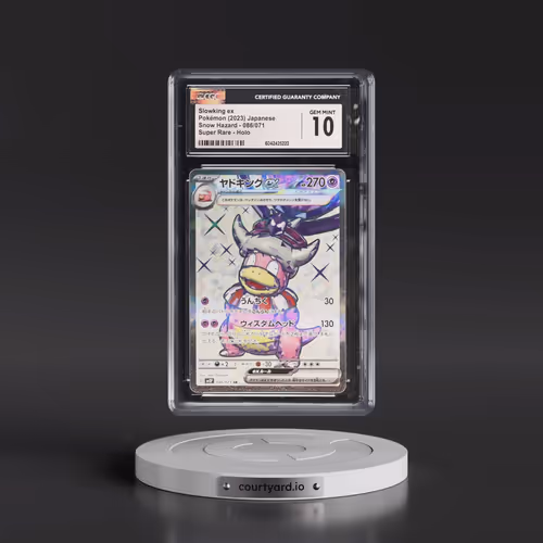 2023 Snow Hazard #086/071 Slowking ex - Super Rare Holo (CGC 10 GEM MINT)
