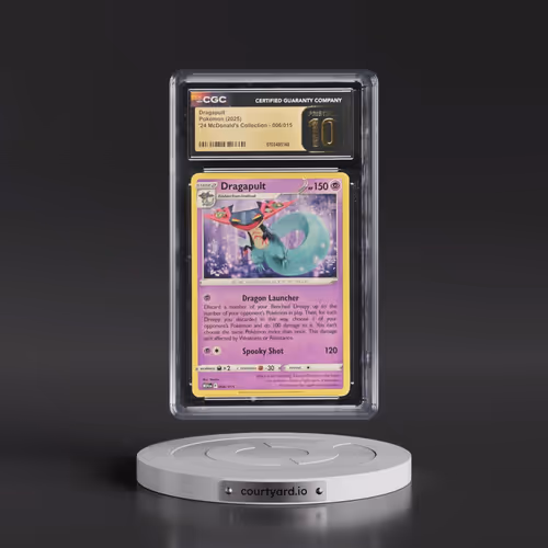 2025 Pokémon M24 EN-Mcdonald's Collection #006 Dragapult (CGC 10 PRISTINE)