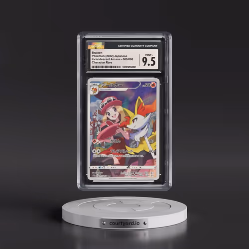 2022 Incandescent Arcana #069/068 Braixen - Character Rare Holo (CGC 9.5 MINT+)