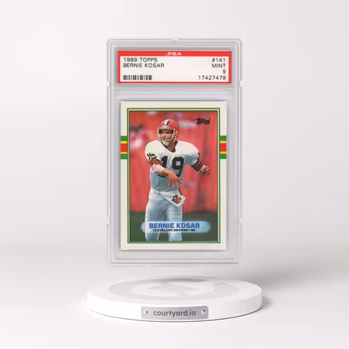 1989 Topps #141 Bernie Kosar (PSA 9 MINT)