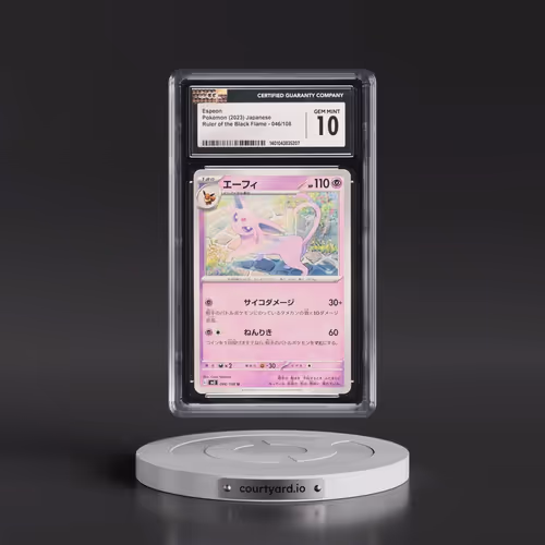 2023 Ruler of the Black Flame #046/108 Espeon (CGC 10 GEM MINT)
