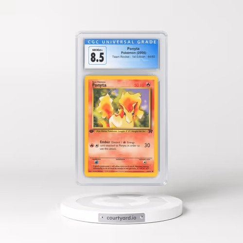 2000 Team Rocket #64 Ponyta - 1st Edition (CGC 8.5 NM-MT+)