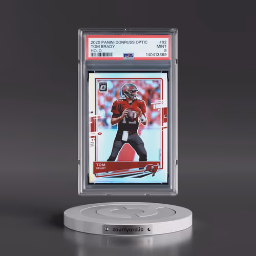 2020 Panini Donruss Optic #92 Tom Brady - Holo (PSA 9 MINT)