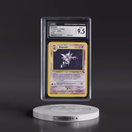 1999 Fossil #6/62 Haunter - Galaxy Star Holo (CGC 9.5 MINT+)