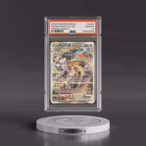 2023 Pokémon Sword and Shield Crown Zenith #GG44 Mewtwo Vstar - Full Art (PSA 10 GEM MINT)