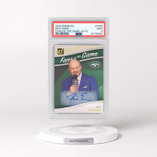 2023 Panini Donruss Fans of the Game #FGRE Rich Eisen - Autograph (PSA 9 MINT)