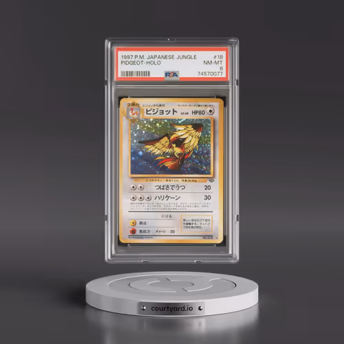 1997 Pokémon Jungle #18 Pidgeot - Holo (PSA 8 NM-MT)