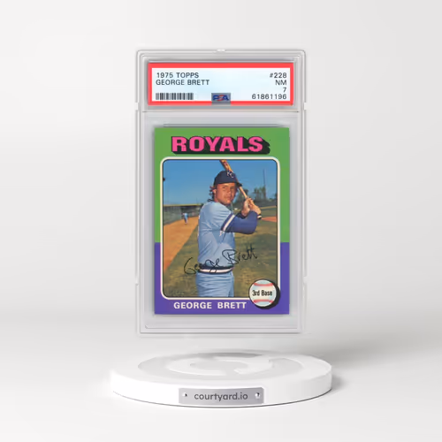 1975 Topps #228 George Brett (PSA 7 NM)