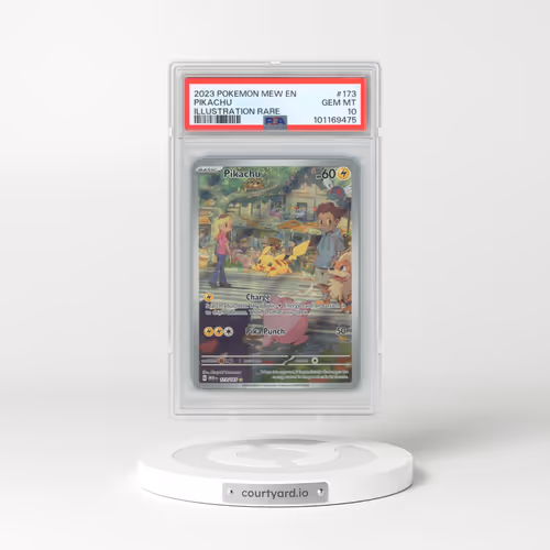 2023 Pokémon Mew EN-151 #173 Pikachu - Illustration Rare (PSA 10 GEM MINT)