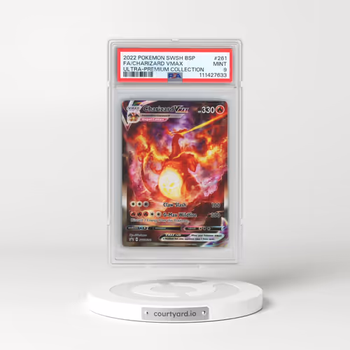2022 Pokémon Swsh Black Star Promo #261 Charizard Vmax - Full Art Sword & Shield Ultra-Premium Collection-Charizard (PSA 9 MINT)