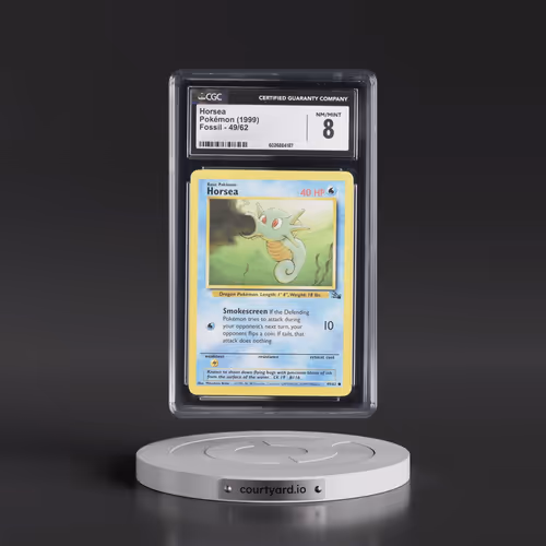 1999 Fossil #49/62 Horsea (CGC 8 NM-MT)