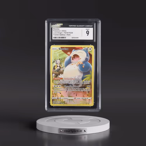 2022 Lost Origin #TG10/TG30 Snorlax - Trainer Gallery Holo (CGC 9 MINT)