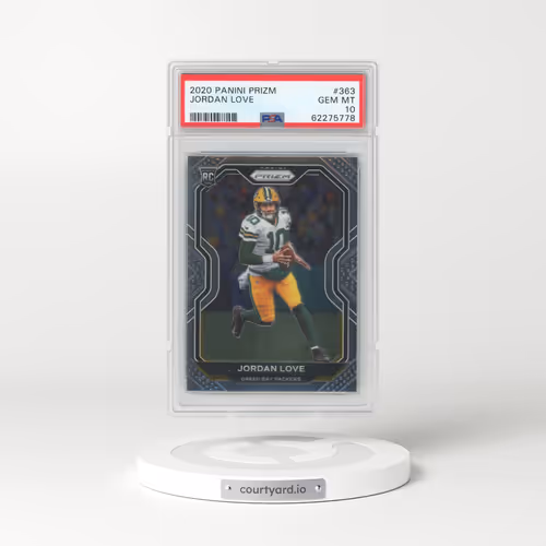 2020 Panini Prizm #363 Jordan Love (PSA 10 GEM MINT)