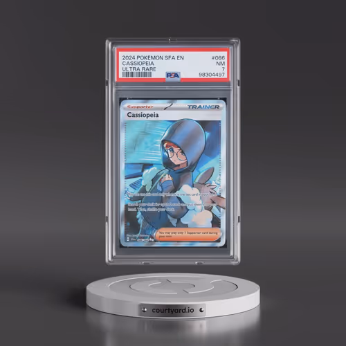2024 Pokémon Sfa EN-Shrouded Fable #086 Cassiopeia - Ultra Rare (PSA 7 NM)