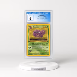 1999 Fossil #45 Weezing - 1st Edition (CGC 6 EX-NM)