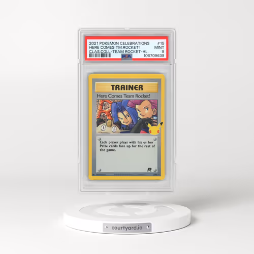2021 Pokémon Celebrations Classic Collection #15 Here Comes Team Rocket! - Holo (PSA 9 MINT)