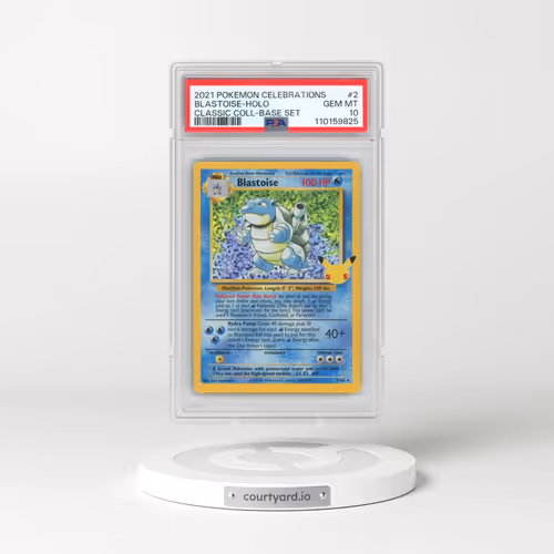 2021 Pokémon Celebrations Classic Collection #2 Blastoise - Holo (PSA 10 GEM MINT)