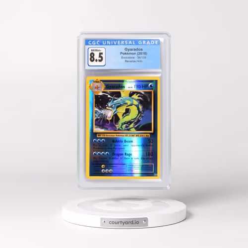 2016 Evolutions #34/108 Gyarados - Reverse Holo (CGC 8.5 NM-MT+)