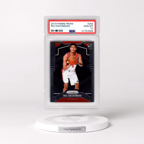 2019 Panini Prizm #255 Rui Hachimura (PSA 10 GEM MINT)