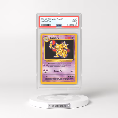 1999 Base Set #32 Kadabra (PSA 9 MINT)