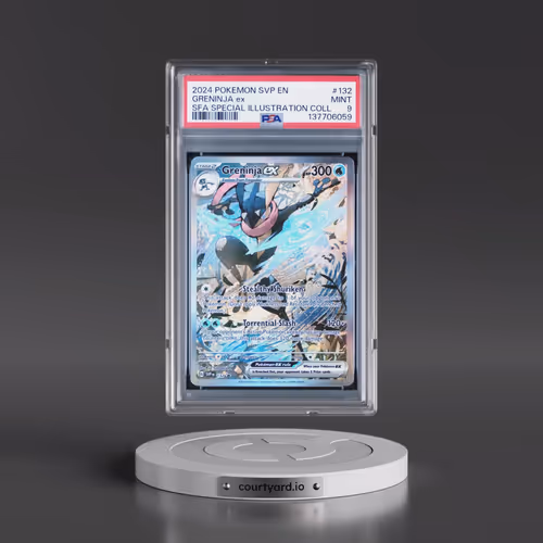 2024 Pokémon Svp EN-SV Black Star Promo #132 Greninja EX - Holo Shrouded Fable Special Illustration