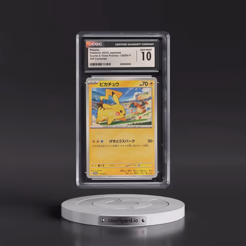 2022 Scarlet & Violet Promos #120/SV-P Pikachu - Gift Campaign (CGC 10 GEM MINT)