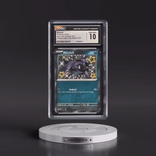 2023 Black Star Promos - Scarlet & Violet SVP EN #071 Maschiff - Paldean Fates Tech Sticker/ 3-pk. B