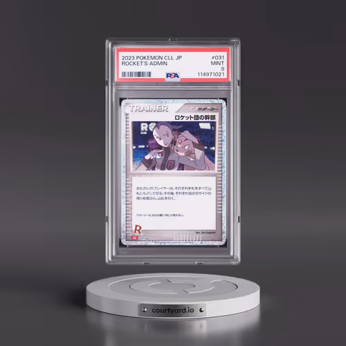 2023 Pokémon Cll-Trading Card Game Classic Charizard & HO-Oh EX Deck #031 Rocket's Admin. (PSA 9 MIN