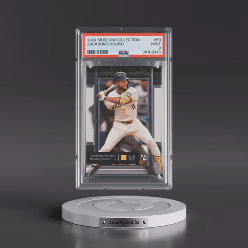 2024 Topps Museum Collection #53 Jackson Chourio (PSA 9 MINT)