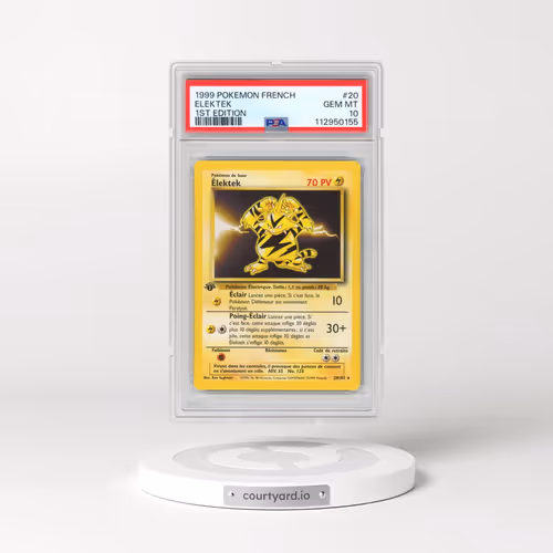 1999 Pokémon #20 Elektek - 1st Edition (PSA 10 GEM MINT)